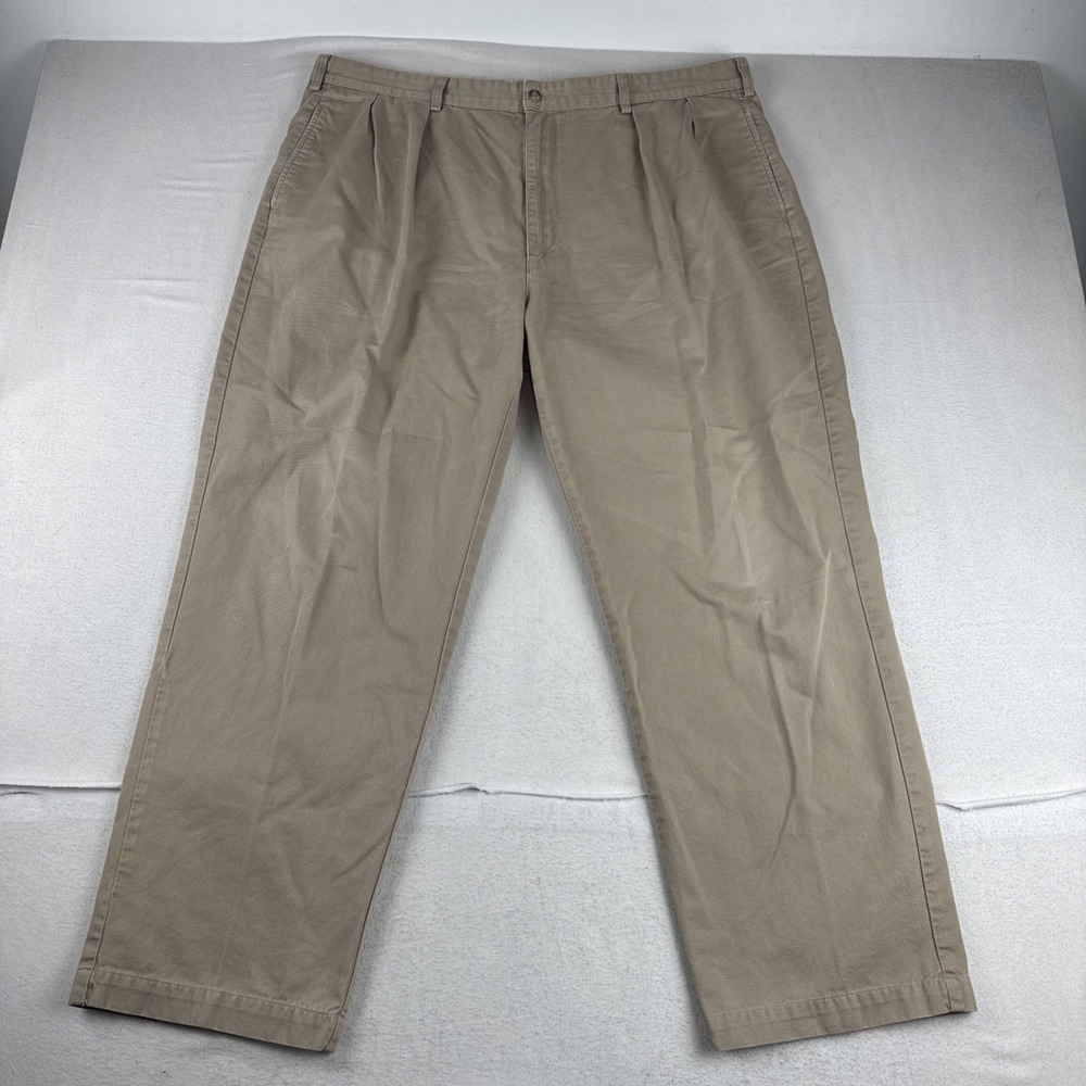 VTG Polo Ralph Lauren Andrew Mens Chino Pants fits 40*29 Beige Made in USA *Read